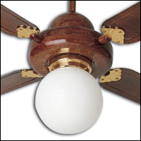светильник под деревянный потолочный вентилятор